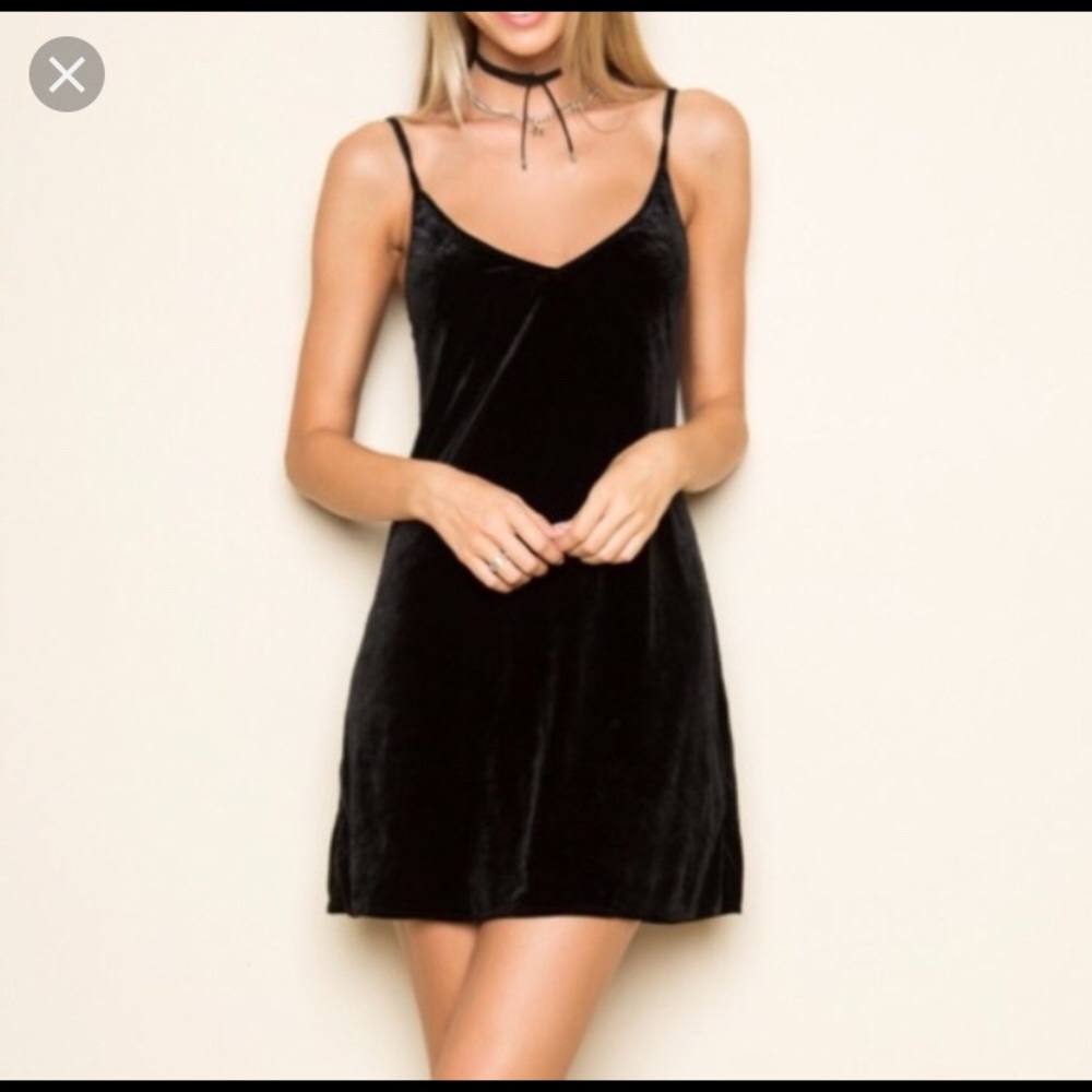 brandy velvet dress